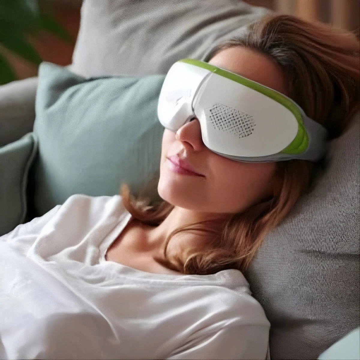 OlyLife Galaxy G-One in use – relaxing eye care at home