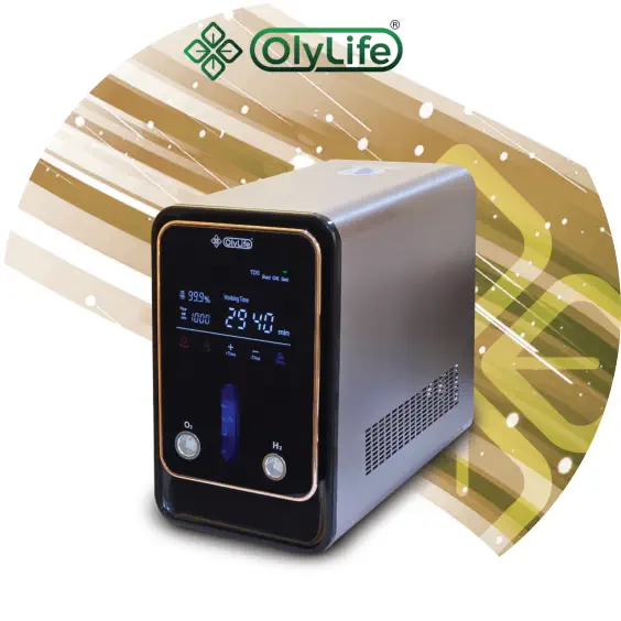 Olylife Hydrogen Generator – H₂ and O₂ generation, digital display